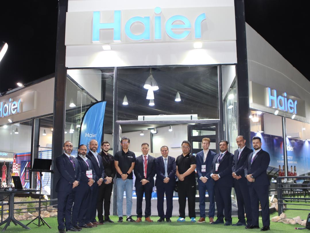Our team at our Haier stand at Damascus Fairgrounds, 2026