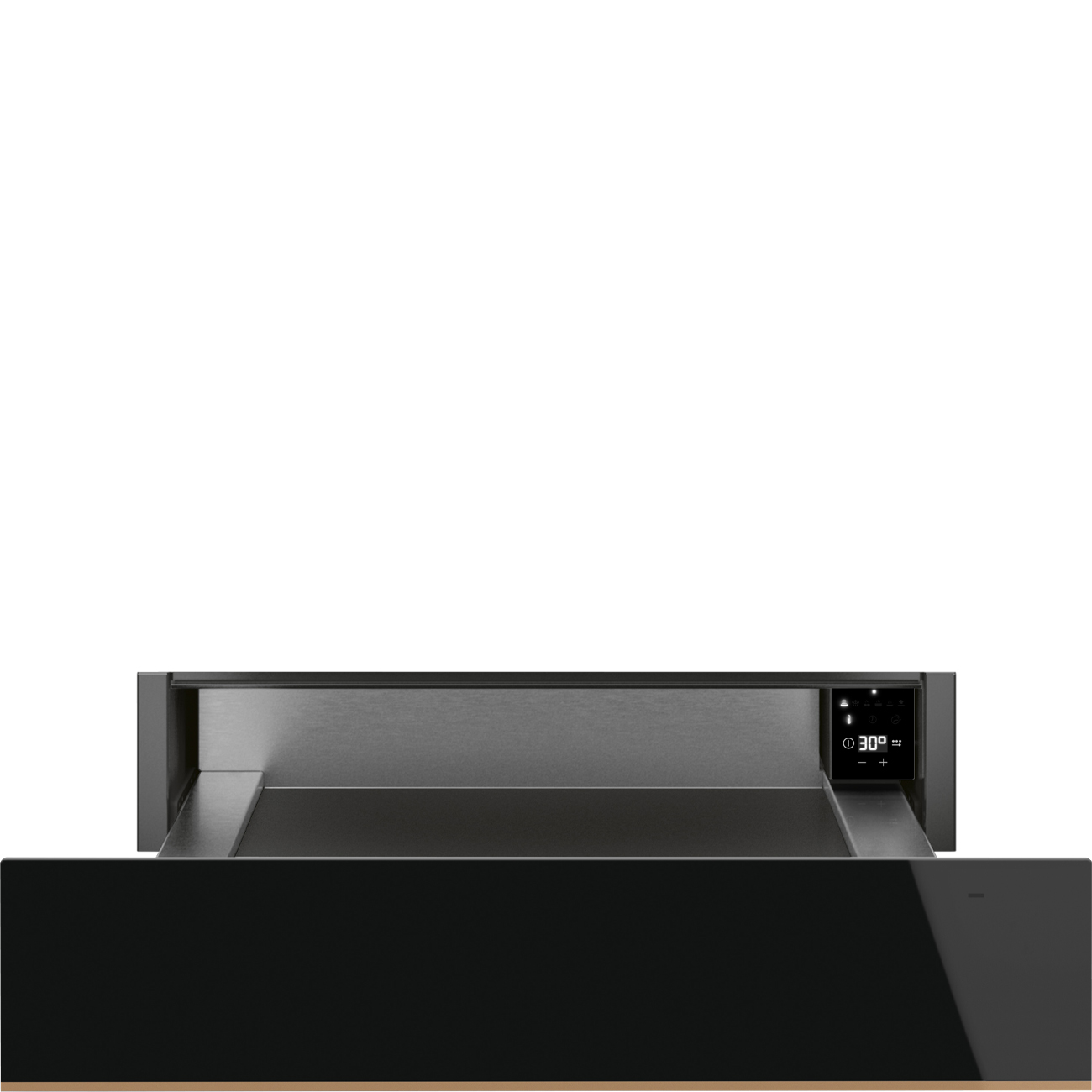 Built-in warming drawer · Black