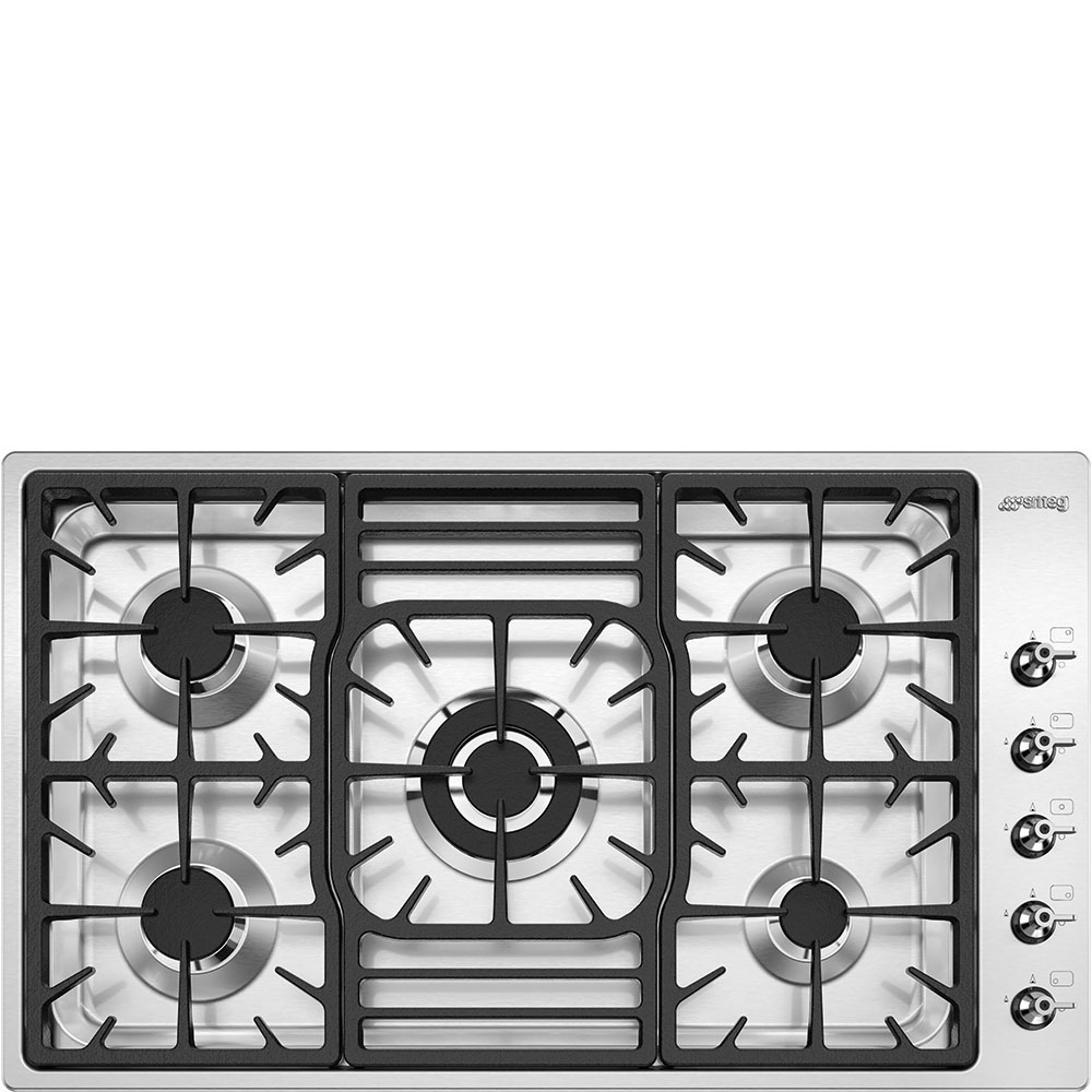 Built-in gas or electric hob